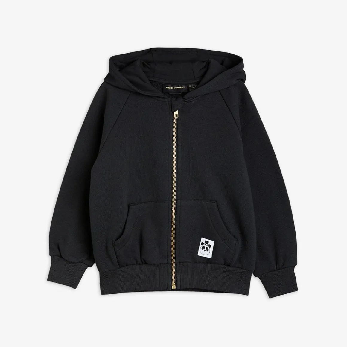 Basic Zip Hoodie Black