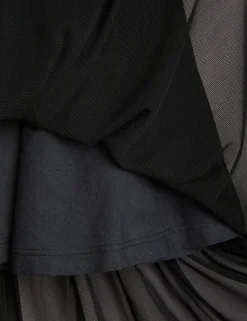 Bat Flower Tulle Skirt
