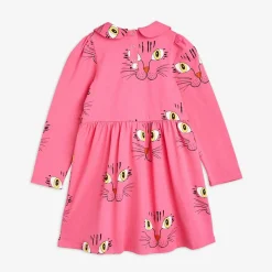 Cat Face Long Sleeve Dress