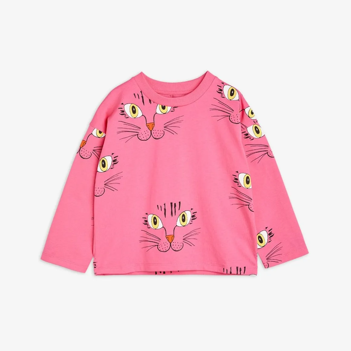 Cat Face Long Sleeve T-Shirt