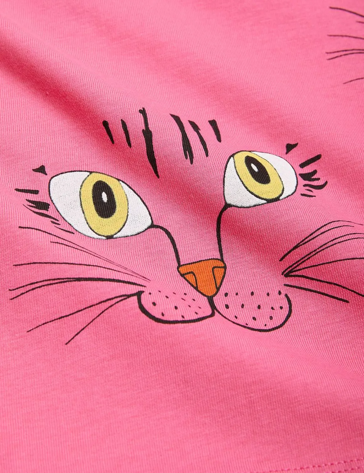 Cat Face Long Sleeve T-Shirt
