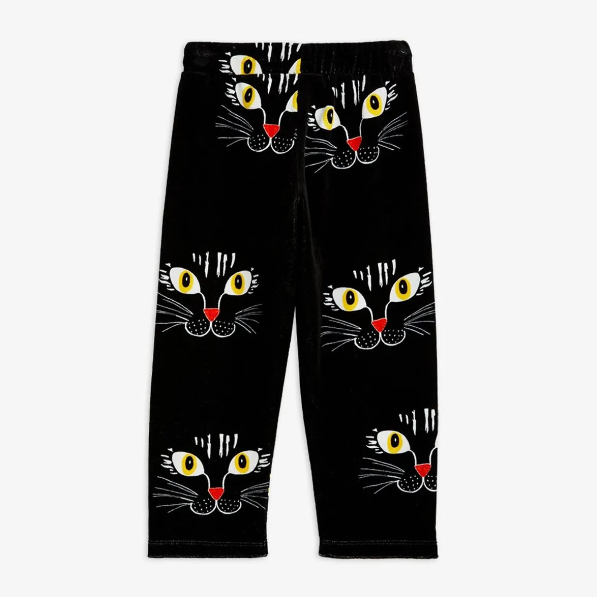 Cat Face Velour Trousers
