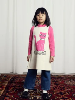 Cat Long Sleeve Dress
