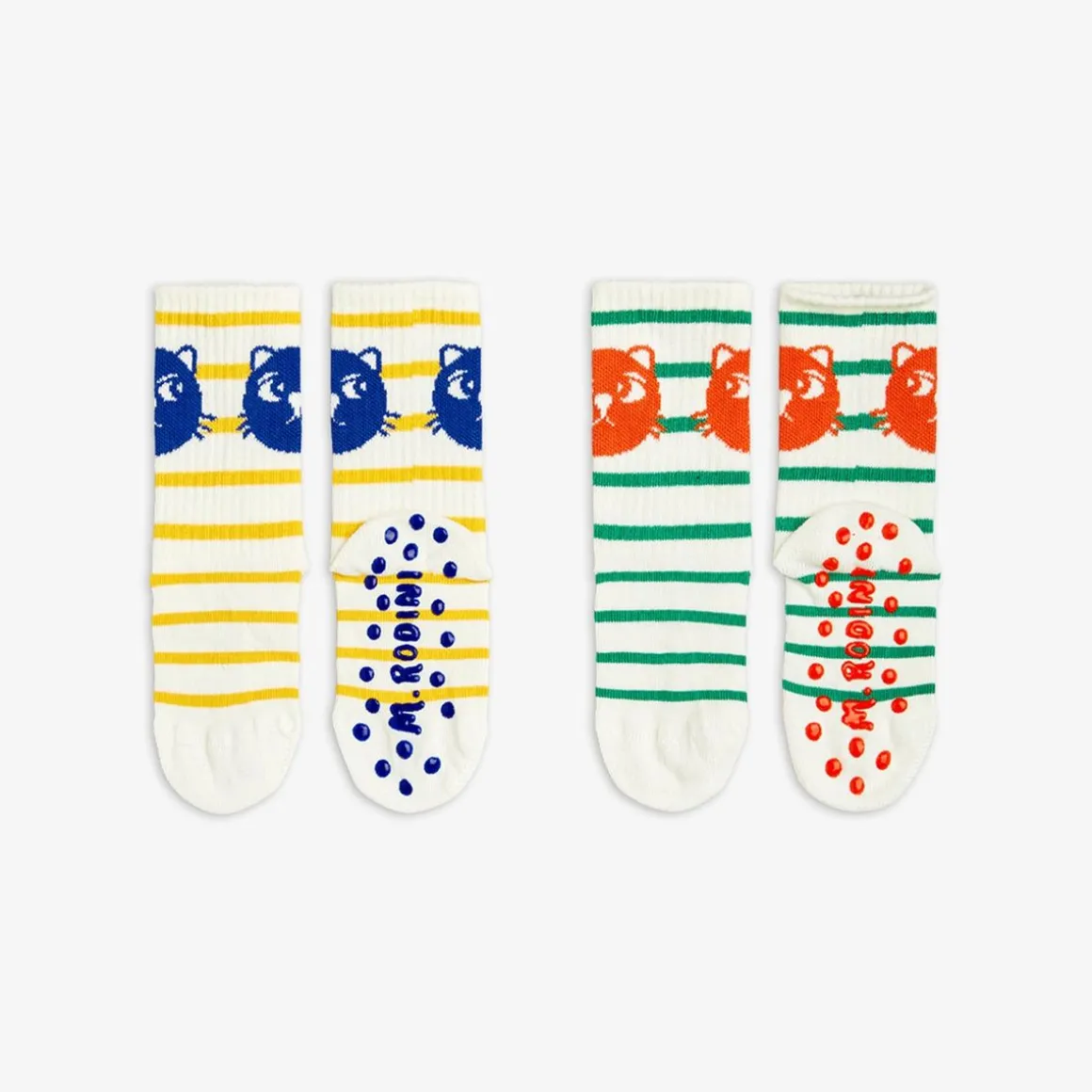 Cats 2-pack anti-slip socks
