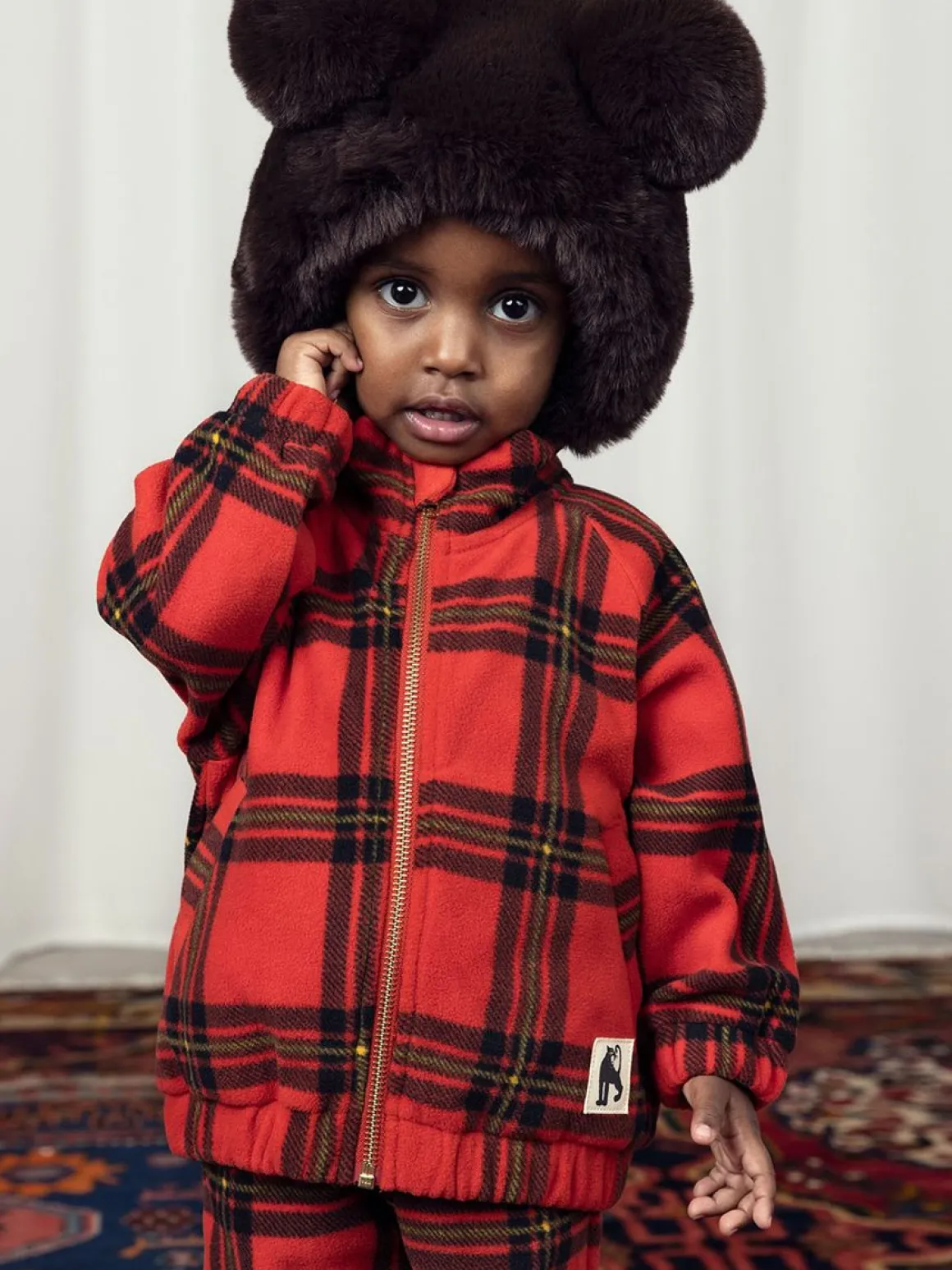 Check Fleece Jacket
