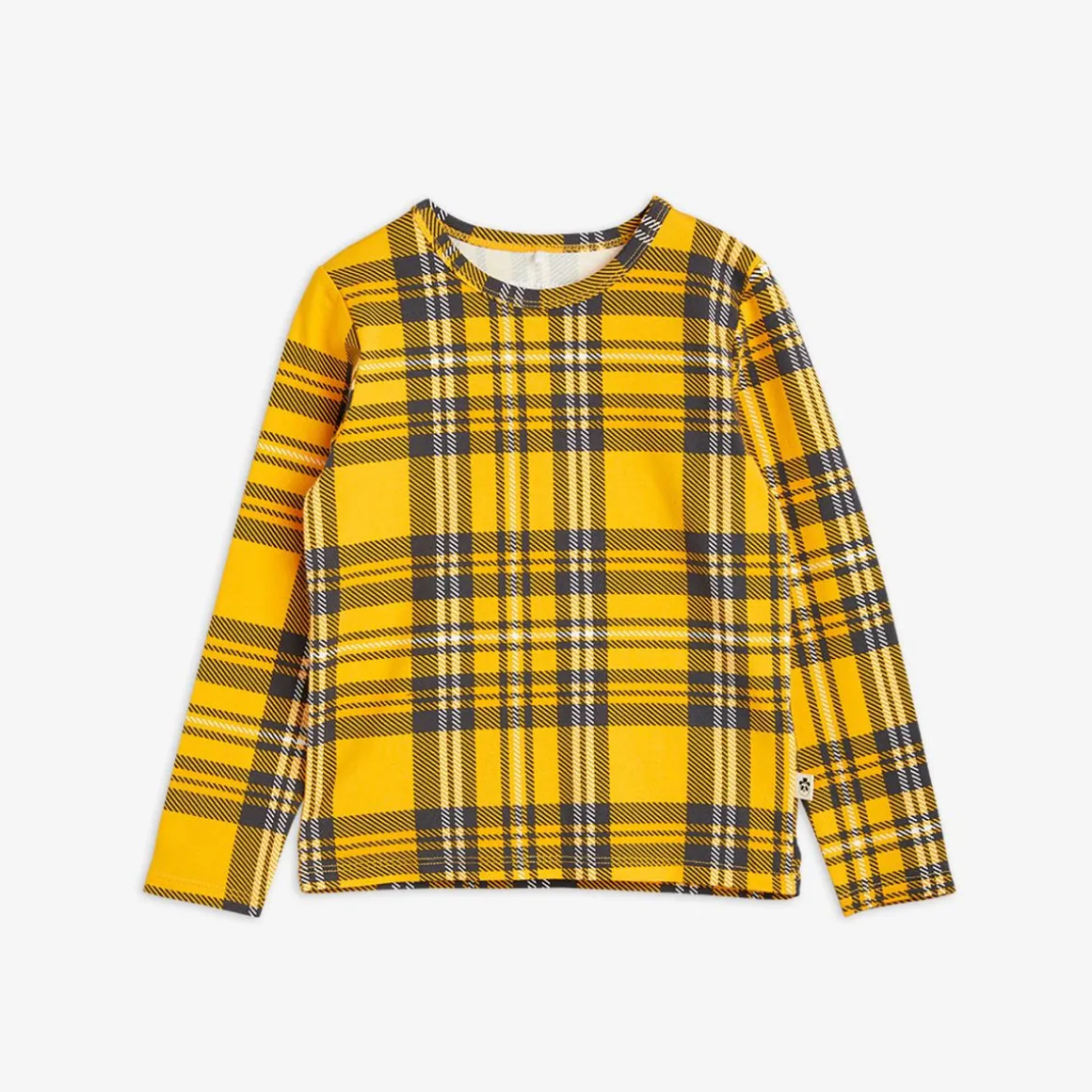 Check Long Sleeve T-shirt Yellow
