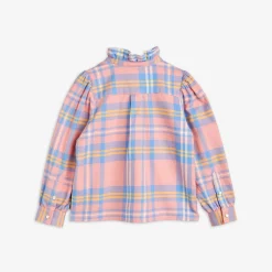 Check Woven Flannel Blouse
