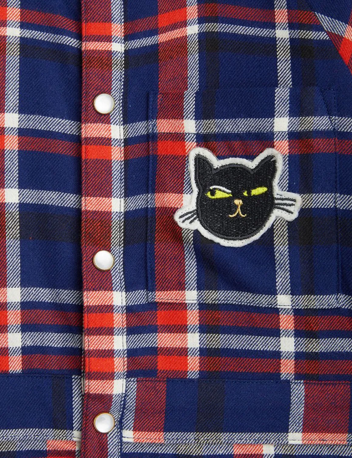 Check Woven Flannel Jumpsuit