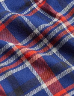 Check Woven Flannel Jumpsuit