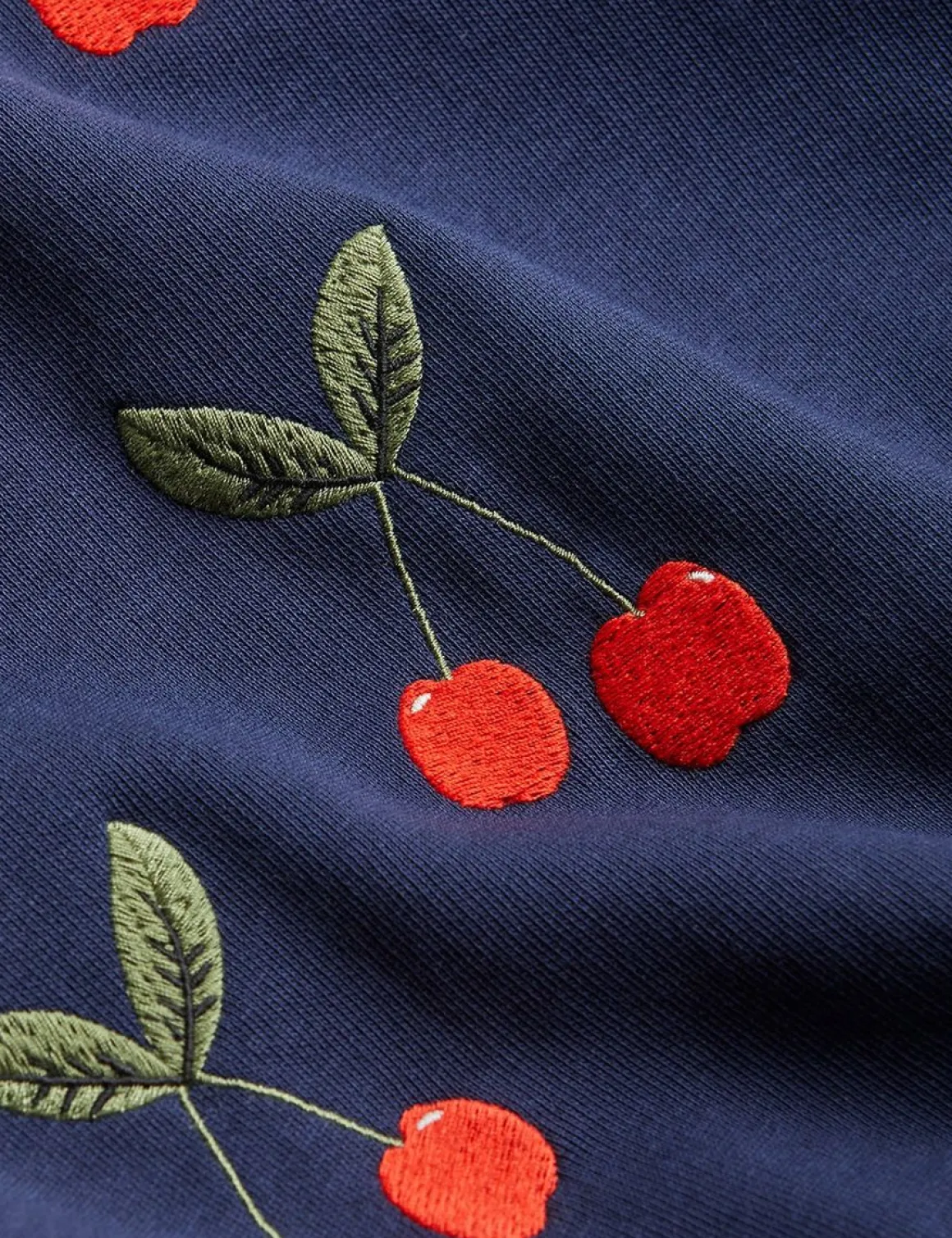 Cherry Embroidered Sweatpants