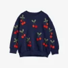 Cherry Embroidered Sweatshirt