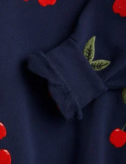 Cherry Embroidered Sweatshirt