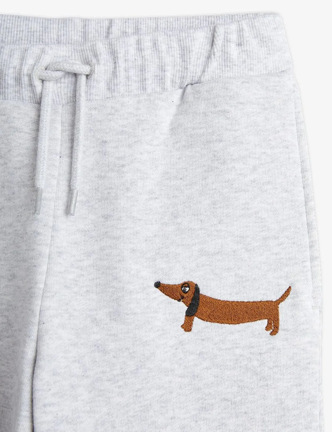 Dog Embroidered Sweatpants