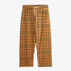 Dog Embroidered Velour Trousers