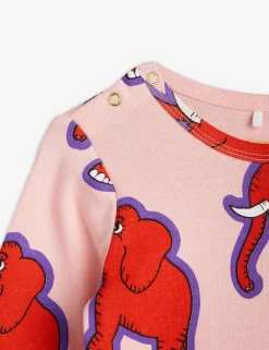 4 Elephants Baby Jumpsuit Pink