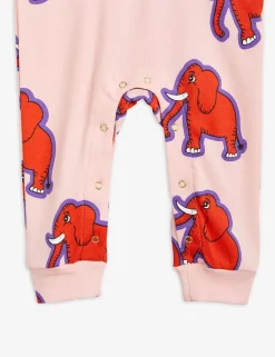 4 Elephants Baby Jumpsuit Pink