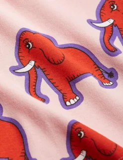 4 Elephants Baby Jumpsuit Pink