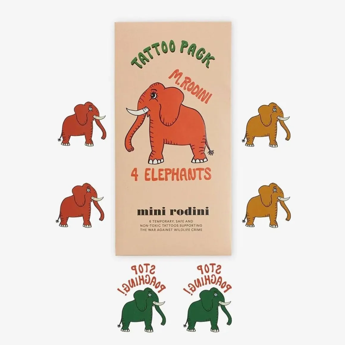 4 Elephants Tattoos