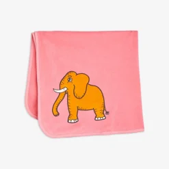 4 Elephants Velour Baby Blanket