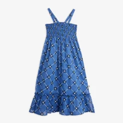 Flower Check Woven Smock Dress