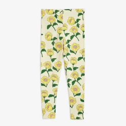 Flowers Leggings Yellow