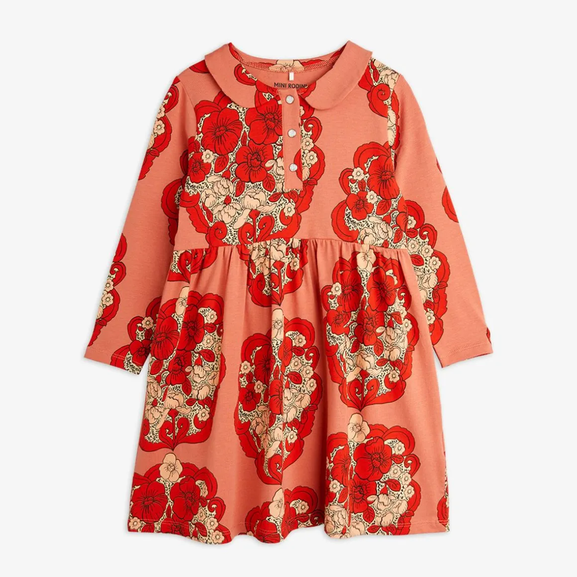 Flowers Long Sleeve Dress