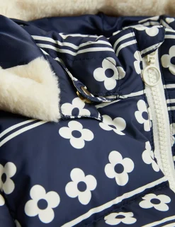 Flowers Puffer Jacket
