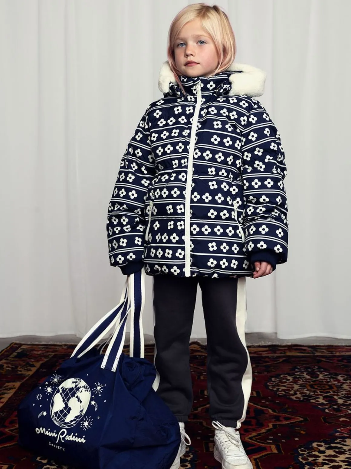 Flowers Puffer Jacket