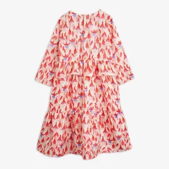 Fuchsia Woven Frill Dress
