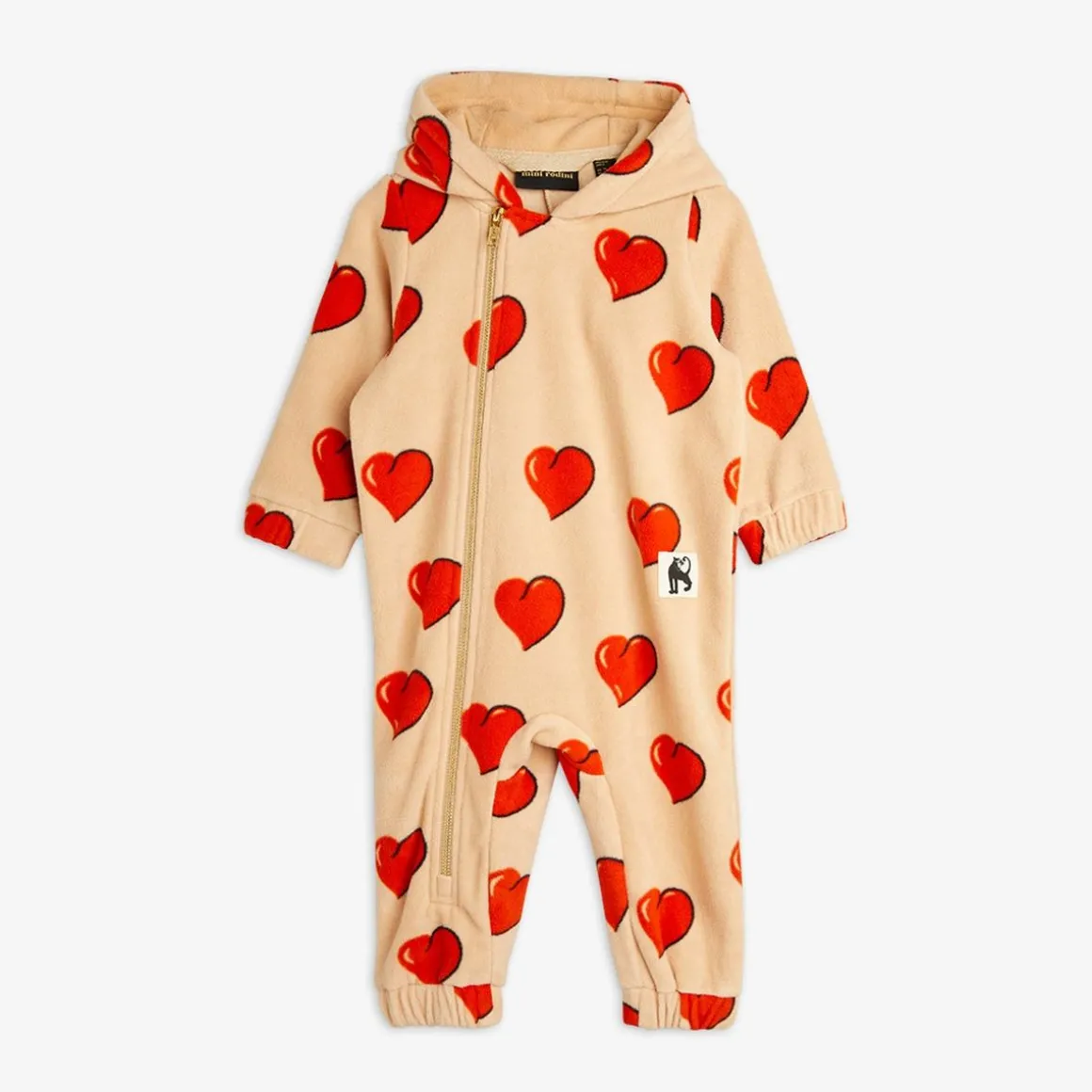 Hearts Fleece Onesie