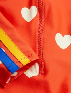 Hearts Long Sleeve UV-Swimsuit