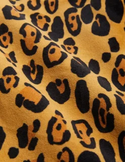 Leopard Flared Velvet Trousers