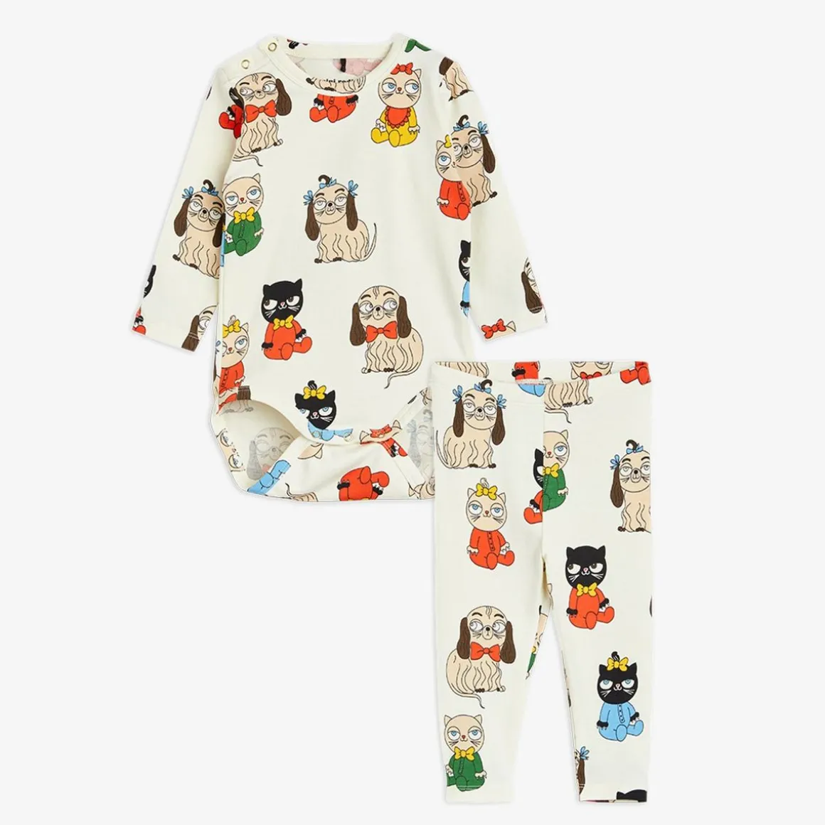 Mini Babies Long Sleeve Bodysuit Set