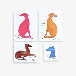 4-P GALGO WALL ART POSTERS