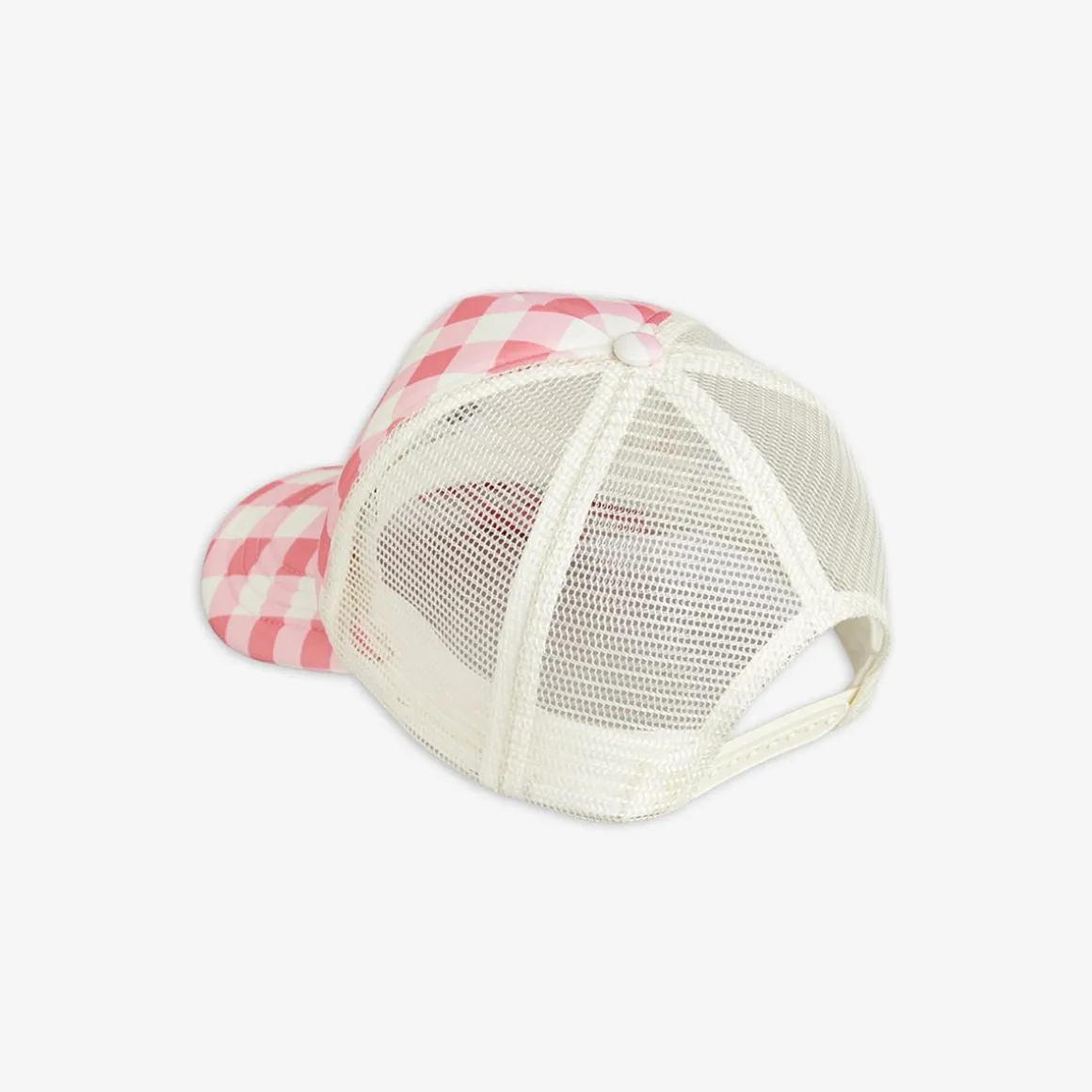 Panda Gingham Check Cap