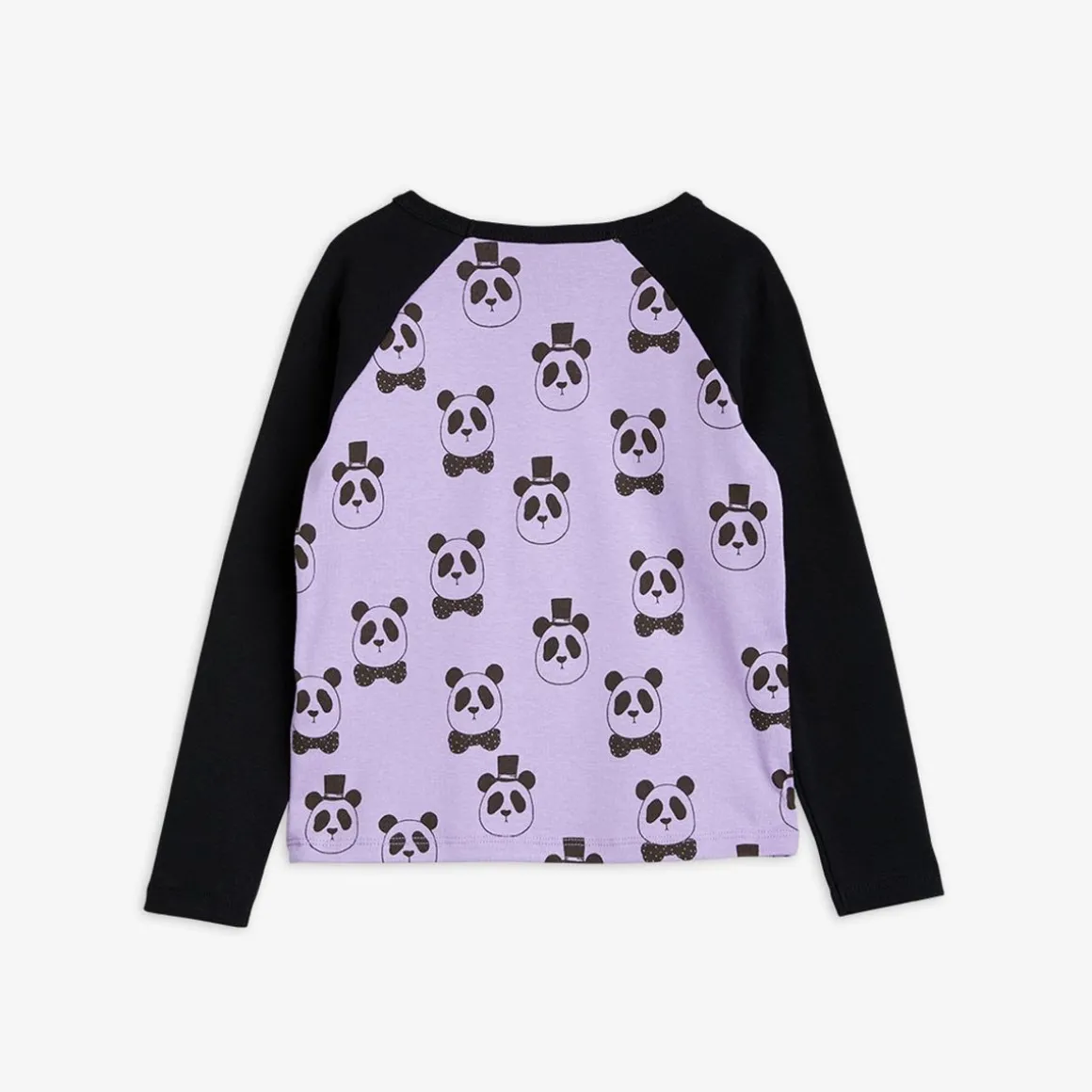 Panda Raglan Long Sleeve T-shirt