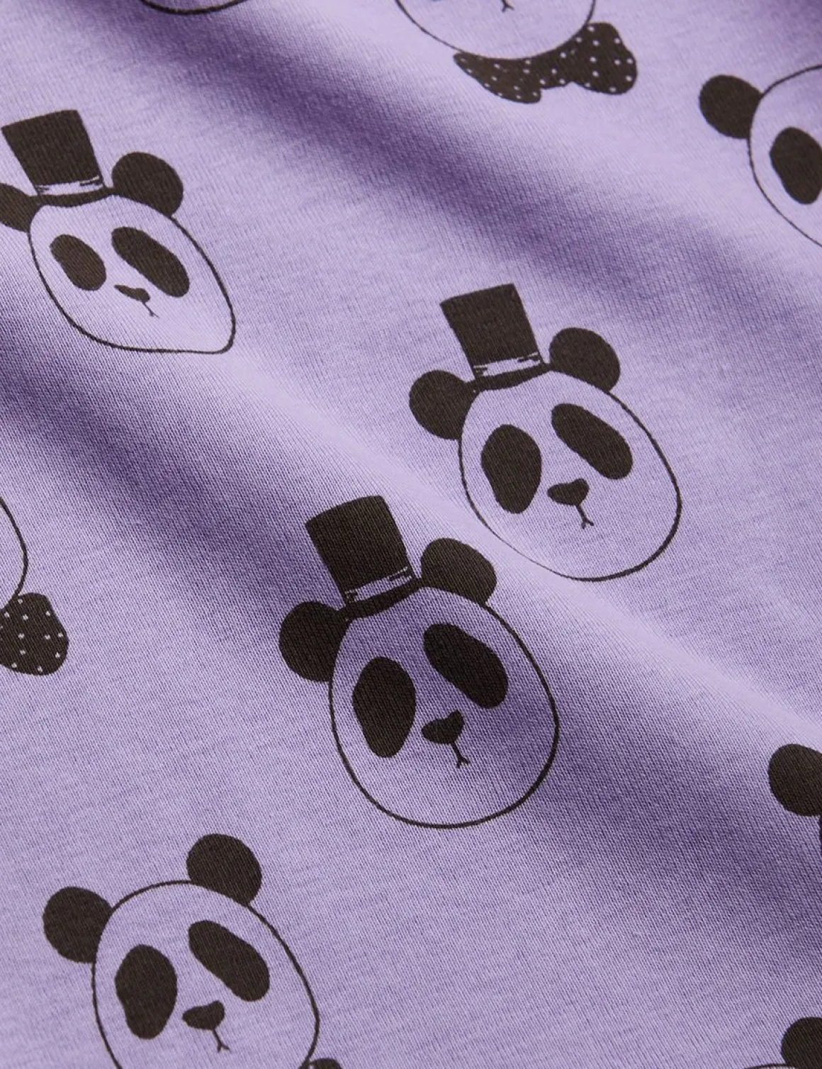 Panda Raglan Long Sleeve T-shirt