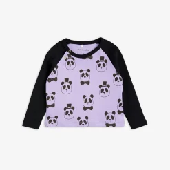 Panda Raglan Long Sleeve T-shirt