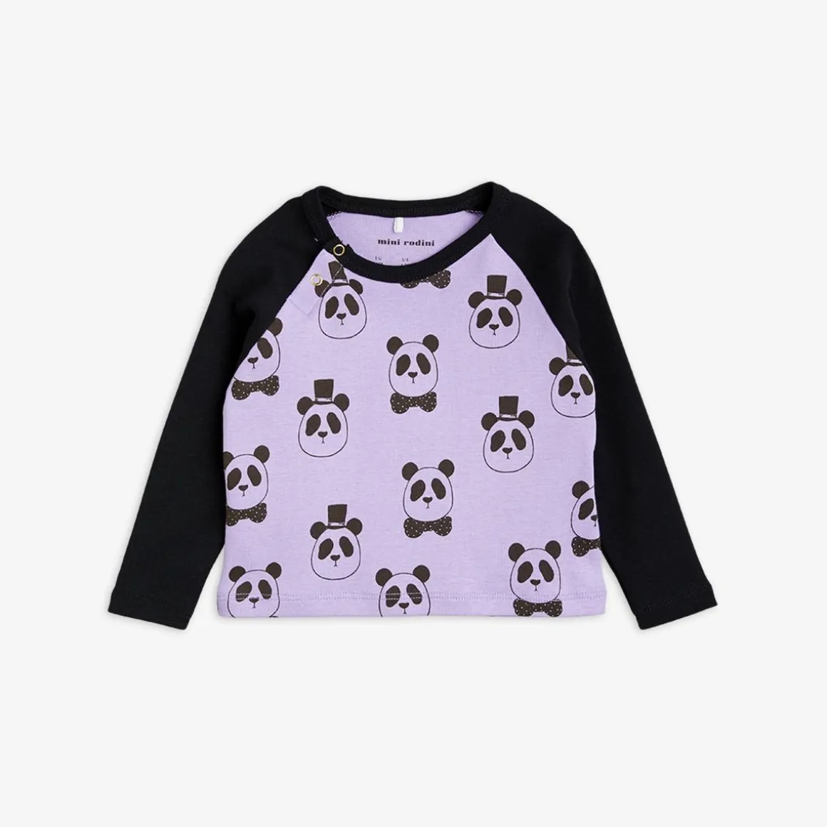 Panda Raglan Long Sleeve T-shirt