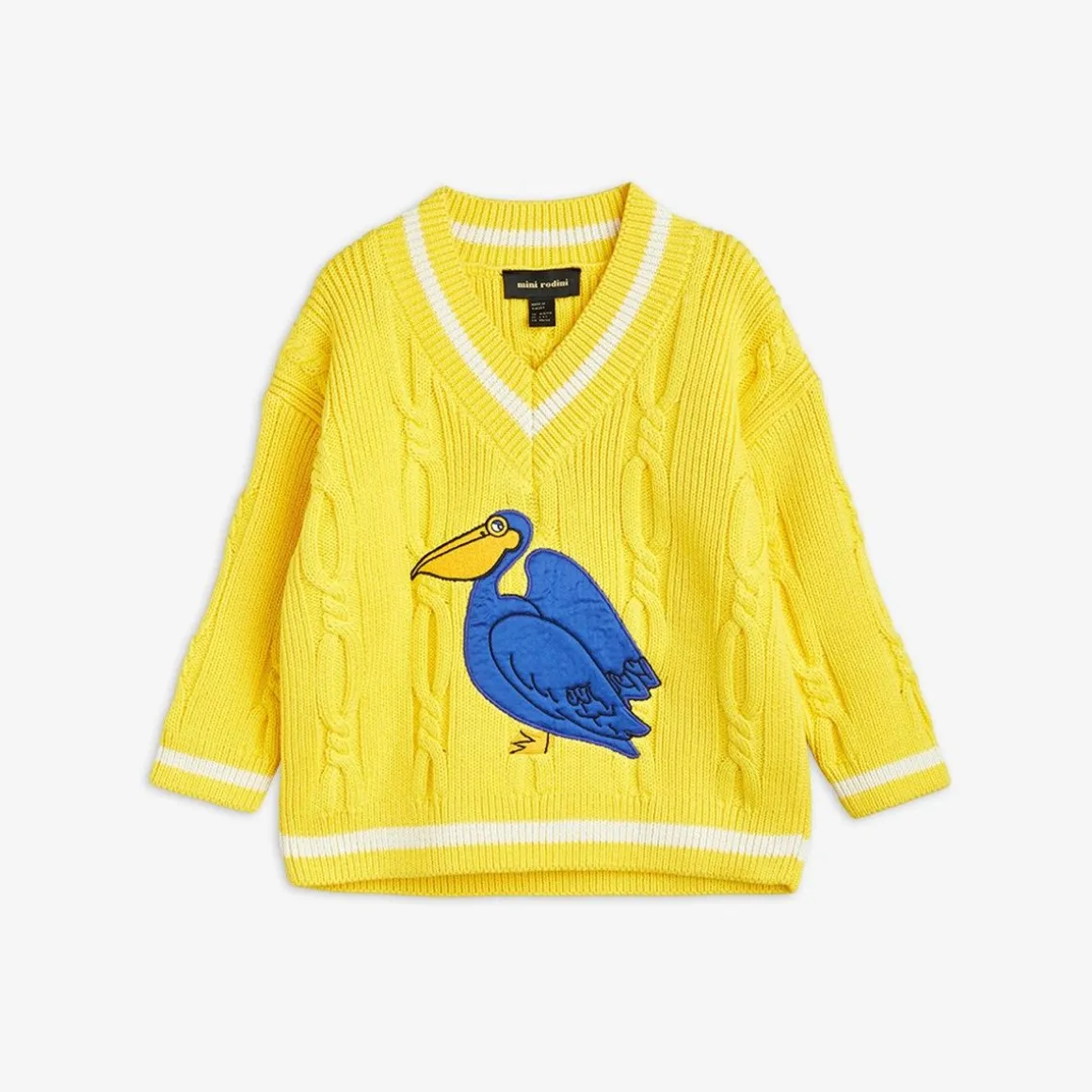 Pelican Knit V-Neck Sweater
