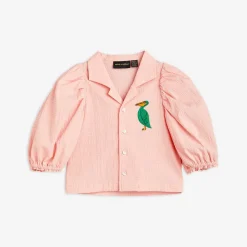 Pelican Seersucker Blouse