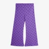 Polka Dot Flared Trousers