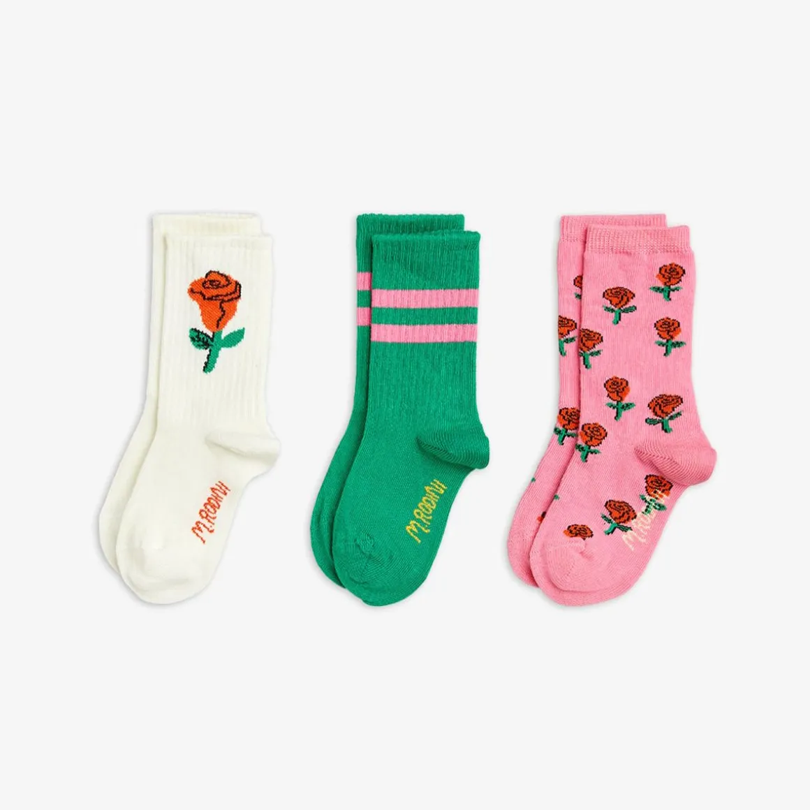 Roses 3-pack Socks