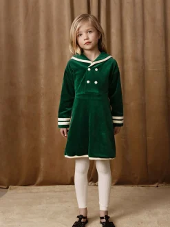 Sailor Velour Dress