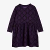 Snakeskin Dress Purple