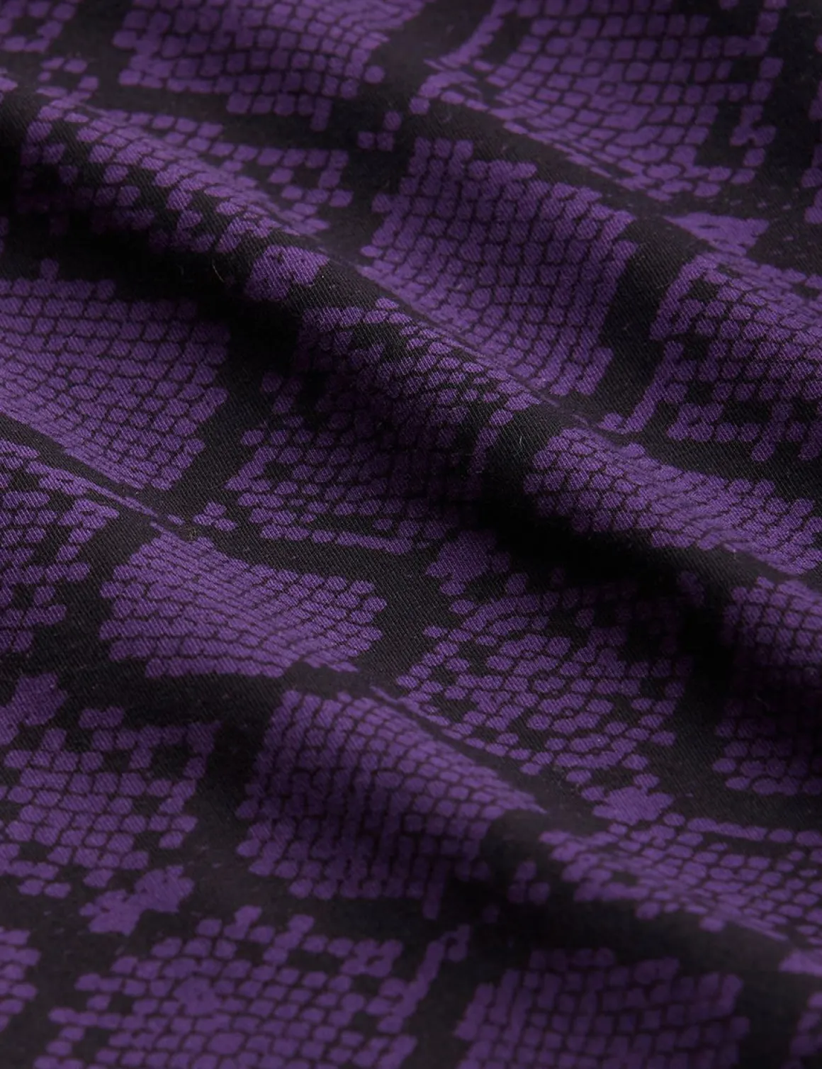 Snakeskin Dress Purple