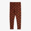 Snakeskin Leggings Brown