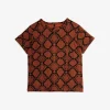 Snakeskin T-shirt Brown