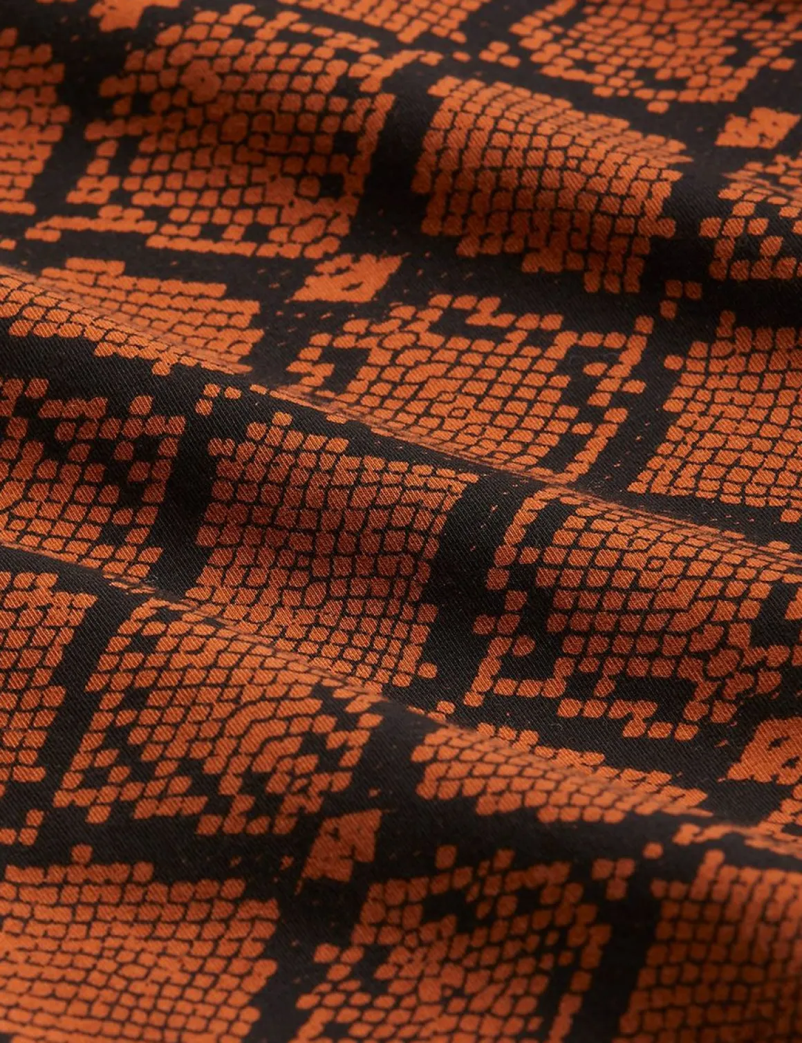 Snakeskin T-shirt Brown