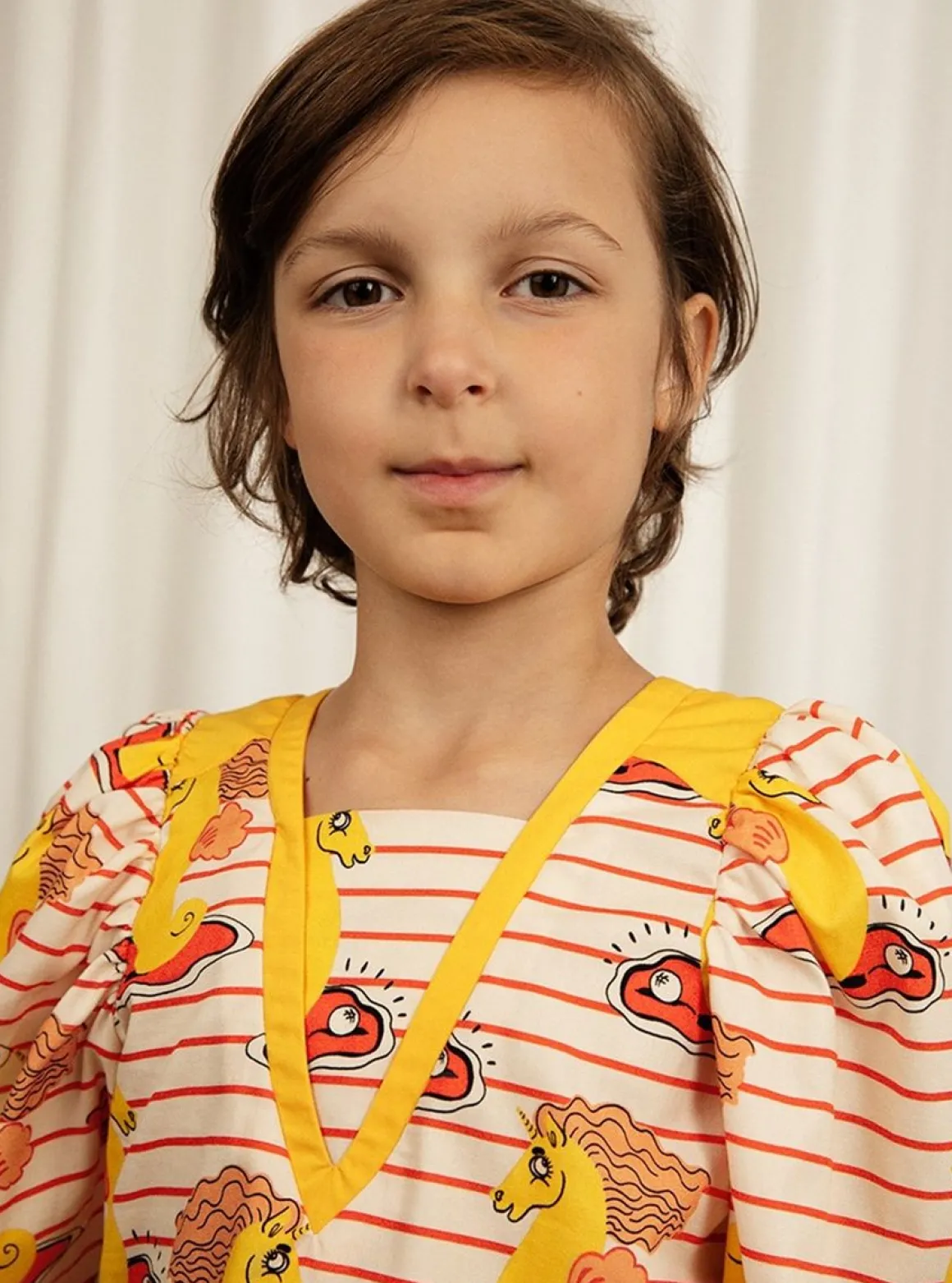 Unicorn Seahorse Woven Blouse